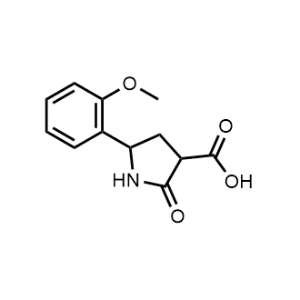 5-(2-Methoxyphenyl)-2-oxopyrrolidine-3-carboxylic acid|CS-1142975