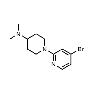 1-(4-Bromopyridin-2-yl)-N,N-dimethylpiperidin-4-amine|CS-1143074