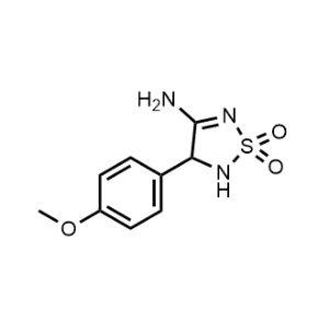 4-Amino-3-(4-methoxyphenyl)-2,3-dihydro-1,2,5-thiadiazole 1,1-dioxide|CS-1143137