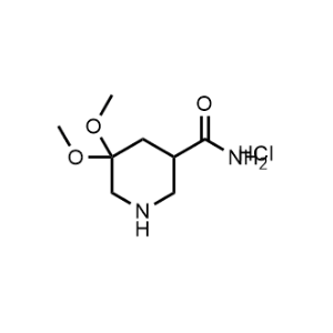 5,5-Dimethoxypiperidine-3-carboxamide hydrochloride|CS-1143200