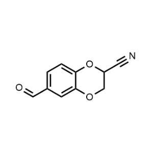 6-Formyl-2,3-dihydrobenzo[b][1,4]dioxine-2-carbonitrile|CS-1143215