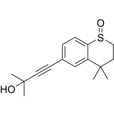 6-(3-Hydroxy-3-methylbut-1-yn-1-yl)-4,4-dimethylthiochromane 1-oxide|CS-1143217