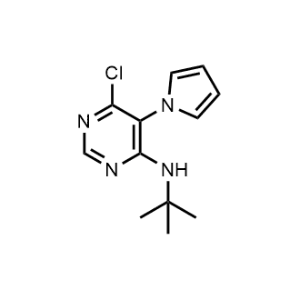 N-(Tert-butyl)-6-chloro-5-(1H-pyrrol-1-yl)pyrimidin-4-amine|CS-1143311
