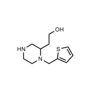 2-(1-(Thiophen-2-ylmethyl)piperazin-2-yl)ethan-1-ol|CS-1143326