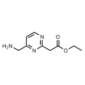 Ethyl 2-(4-(aminomethyl)pyrimidin-2-yl)acetate|CS-1143328