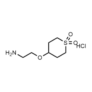 4-(2-Aminoethoxy)tetrahydro-2H-thiopyran 1,1-dioxide hydrochloride|CS-1143406