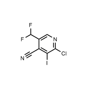 2-Chloro-5-(difluoromethyl)-3-iodoisonicotinonitrile|CS-1143584