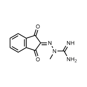 2-(1,3-Dioxo-1,3-dihydro-2H-inden-2-ylidene)-1-methylhydrazine-1-carboximidamide|CS-1143695