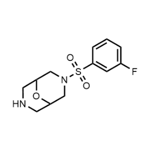 3-((3-Fluorophenyl)sulfonyl)-9-oxa-3,7-diazabicyclo[3.3.1]nonane|CS-1143713