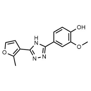 2-Methoxy-4-(5-(2-methylfuran-3-yl)-4H-1,2,4-triazol-3-yl)phenol|CS-1143716