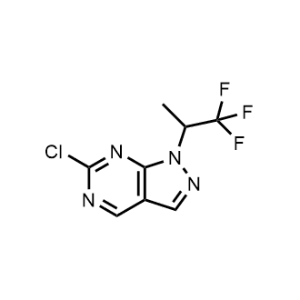 6-Chloro-1-(1,1,1-trifluoropropan-2-yl)-1H-pyrazolo[3,4-d]pyrimidine|CS-1143920