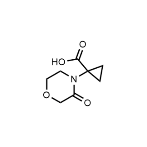 1-(3-Oxomorpholino)cyclopropane-1-carboxylic acid|CS-1143962
