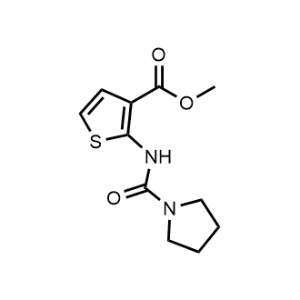 Methyl 2-(pyrrolidine-1-carboxamido)thiophene-3-carboxylate|CS-1144067