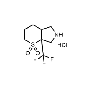 7a-(Trifluoromethyl)octahydrothiopyrano[2,3-c]pyrrole 1,1-dioxide hydrochloride|CS-1144137