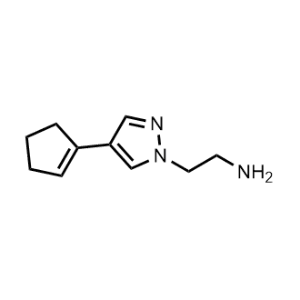 2-(4-(Cyclopent-1-en-1-yl)-1H-pyrazol-1-yl)ethan-1-amine|CS-1144170