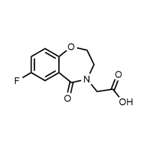 2-(7-Fluoro-5-oxo-2,3-dihydrobenzo[f][1,4]oxazepin-4(5H)-yl)acetic acid|CS-1144265
