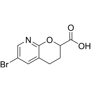 6-Bromo-3,4-dihydro-2H-pyrano[2,3-b]pyridine-2-carboxylic acid|CS-1144307