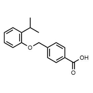 4-((2-Isopropylphenoxy)methyl)benzoic acid|CS-1144366