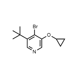 4-Bromo-3-(tert-butyl)-5-cyclopropoxypyridine|CS-1144389