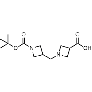 1-((1-(Tert-butoxycarbonyl)azetidin-3-yl)methyl)azetidine-3-carboxylic acid|CS-1144502