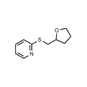 2-(((Tetrahydrofuran-2-yl)methyl)thio)pyridine|CS-1144607