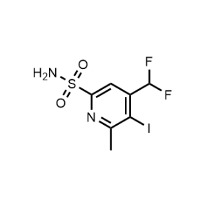 4-(Difluoromethyl)-5-iodo-6-methylpyridine-2-sulfonamide|CS-1144623