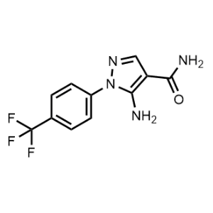 5-Amino-1-(4-(trifluoromethyl)phenyl)-1H-pyrazole-4-carboxamide|CS-1144635