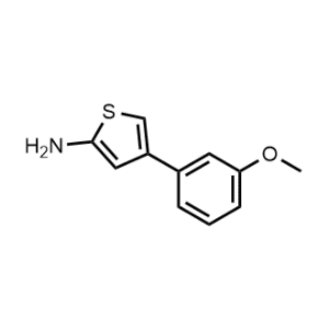 4-(3-Methoxyphenyl)thiophen-2-amine|CS-1144678