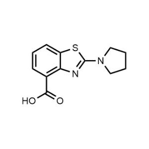 2-(Pyrrolidin-1-yl)benzo[d]thiazole-4-carboxylic acid|CS-1144699