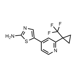 5-(2-(1-(Trifluoromethyl)cyclopropyl)pyridin-4-yl)thiazol-2-amine|CS-1144706