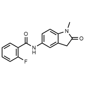 2-Fluoro-N-(1-methyl-2-oxoindolin-5-yl)benzamide|CS-1144786