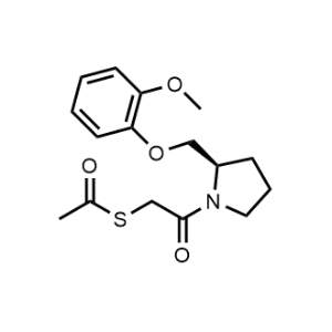(R)-S-(2-(2-((2-Methoxyphenoxy)methyl)pyrrolidin-1-yl)-2-oxoethyl) ethanethioate|CS-1145295
