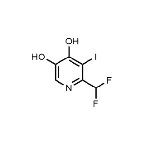 6-(Difluoromethyl)-5-iodopyridine-3,4-diol|CS-1145448