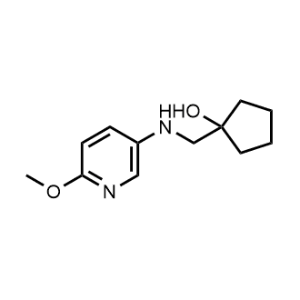 1-(((6-Methoxypyridin-3-yl)amino)methyl)cyclopentan-1-ol|CS-1145579