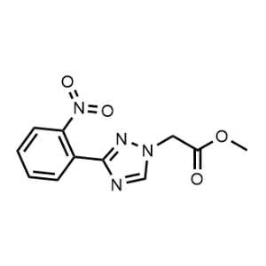Methyl 2-(3-(2-nitrophenyl)-1H-1,2,4-triazol-1-yl)acetate|CS-1145581