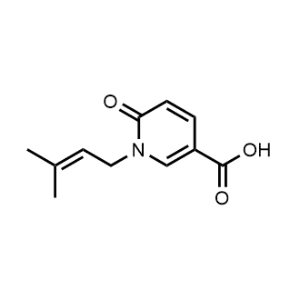 1-(3-Methylbut-2-en-1-yl)-6-oxo-1,6-dihydropyridine-3-carboxylic acid|CS-1145592