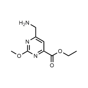 Ethyl 6-(aminomethyl)-2-methoxypyrimidine-4-carboxylate|CS-1145662