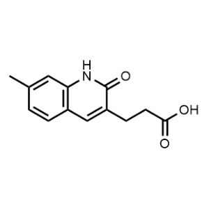 3-(7-Methyl-2-oxo-1,2-dihydroquinolin-3-yl)propanoic acid|CS-1145666