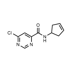 6-Chloro-N-(cyclopent-3-en-1-yl)pyrimidine-4-carboxamide|CS-1145702