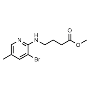 Methyl 4-((3-bromo-5-methylpyridin-2-yl)amino)butanoate|CS-1145772