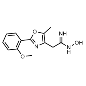 N-Hydroxy-2-(2-(2-methoxyphenyl)-5-methyloxazol-4-yl)acetimidamide|CS-1146115