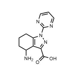 4-Amino-1-(pyrimidin-2-yl)-4,5,6,7-tetrahydro-1H-indazole-3-carboxylic acid|CS-1146265