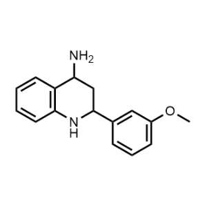 2-(3-Methoxyphenyl)-1,2,3,4-tetrahydroquinolin-4-amine|CS-1146315
