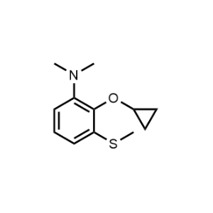 2-Cyclopropoxy-N,N-dimethyl-3-(methylthio)aniline|CS-1146336