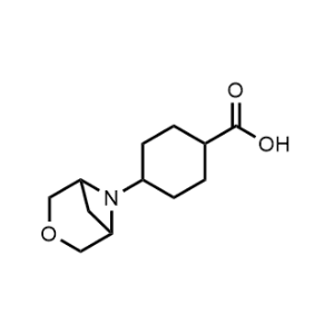 4-(3-Oxa-6-azabicyclo[3.1.1]heptan-6-yl)cyclohexane-1-carboxylic acid|CS-1146384