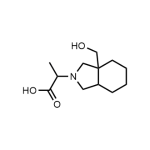 2-(3a-(Hydroxymethyl)octahydro-2H-isoindol-2-yl)propanoic acid|CS-1146517