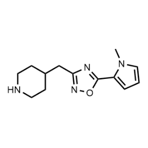 5-(1-Methyl-1H-pyrrol-2-yl)-3-(piperidin-4-ylmethyl)-1,2,4-oxadiazole|CS-1146799