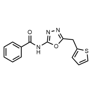 N-(5-(Thiophen-2-ylmethyl)-1,3,4-oxadiazol-2-yl)benzamide|CS-1146852