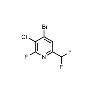 4-Bromo-3-chloro-6-(difluoromethyl)-2-fluoropyridine|CS-1146864