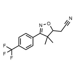 2-(4,4-Dimethyl-3-(4-(trifluoromethyl)phenyl)-4,5-dihydroisoxazol-5-yl)acetonitrile|CS-1146921